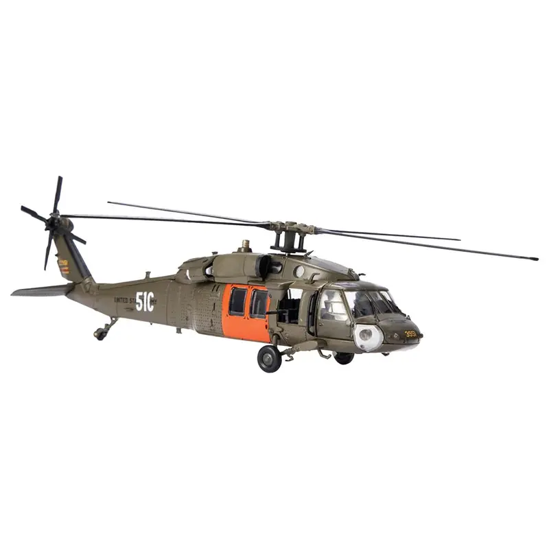Sikorsky Uh-60 Black Hawk Helicopter "51C" United States Army 1/72 Diecast Model By Air Force 1 1