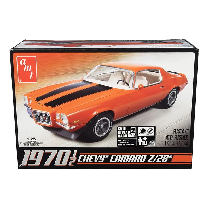 Skill 2 Model Kit 1970 1/2 Chevrolet Camaro Z/28 1/25 Scale Model By Amt 1
