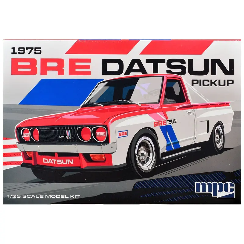 Skill 2 Model Kit 1975 Datsun Pickup Truck "Bre" 1/25 Scale Model By Mpc 1