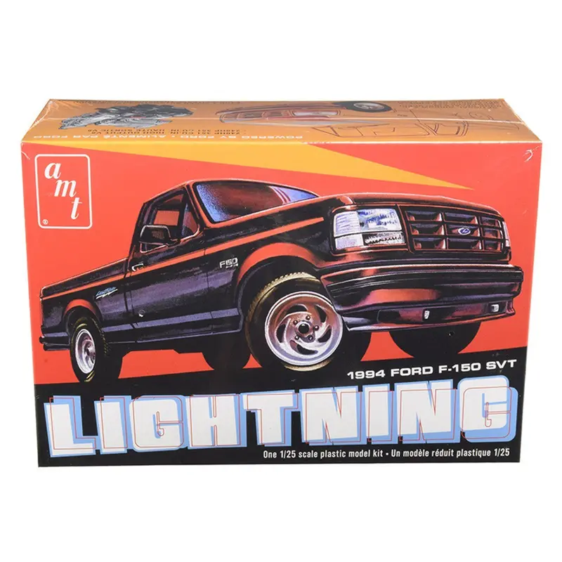 Skill 2 Model Kit 1994 Ford F-150 Svt Lightning Pickup Truck 1/25 Scale Model By Amt 1