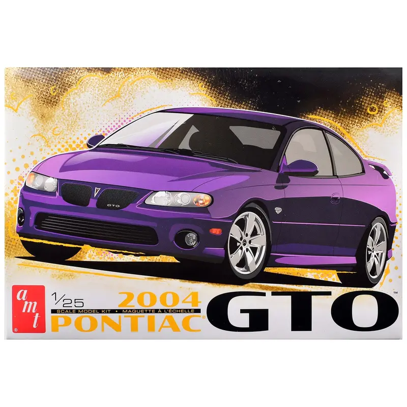 Skill 2 Model Kit 2004 Pontiac Gto 1/25 Scale Model By Amt 1