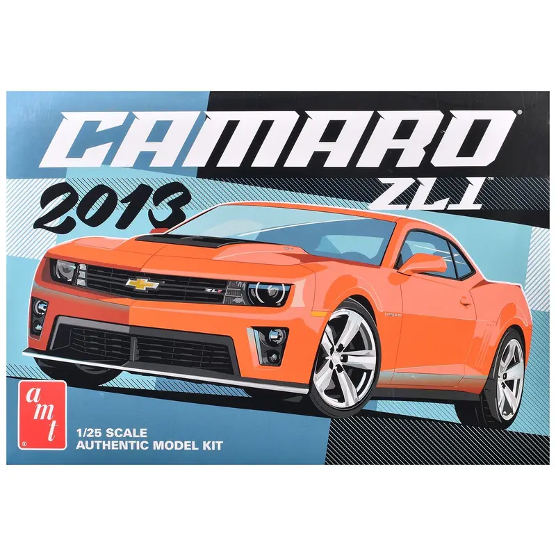 Skill 2 Model Kit 2013 Chevrolet Camaro Zl1 1/25 Scale Model By Amt 1