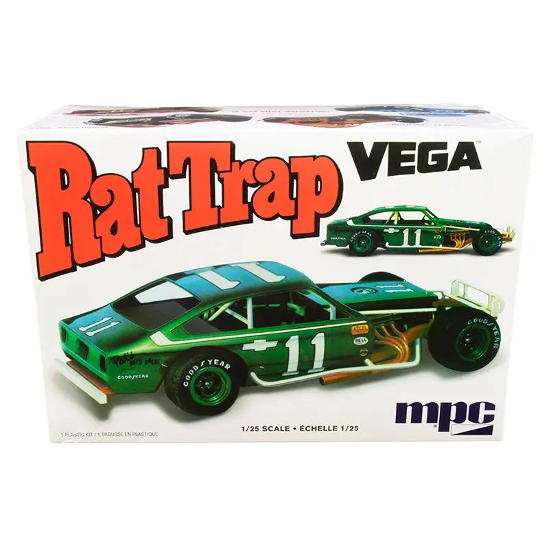 Skill 2 Model Kit Chevrolet Vega Modified "Rat Trap" 1/25 Scale Model By Mpc 1