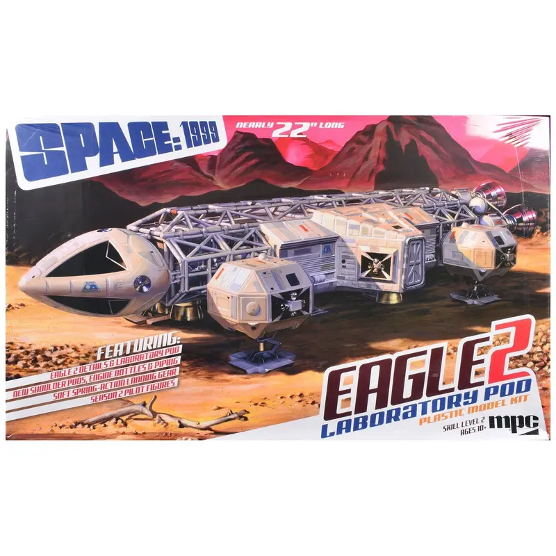 Skill 2 Model Kit Eagle 2 Laboratory Pod "Space: 1999" (1975-1977) Tv Series 1/48 Scale Model By Mpc 1