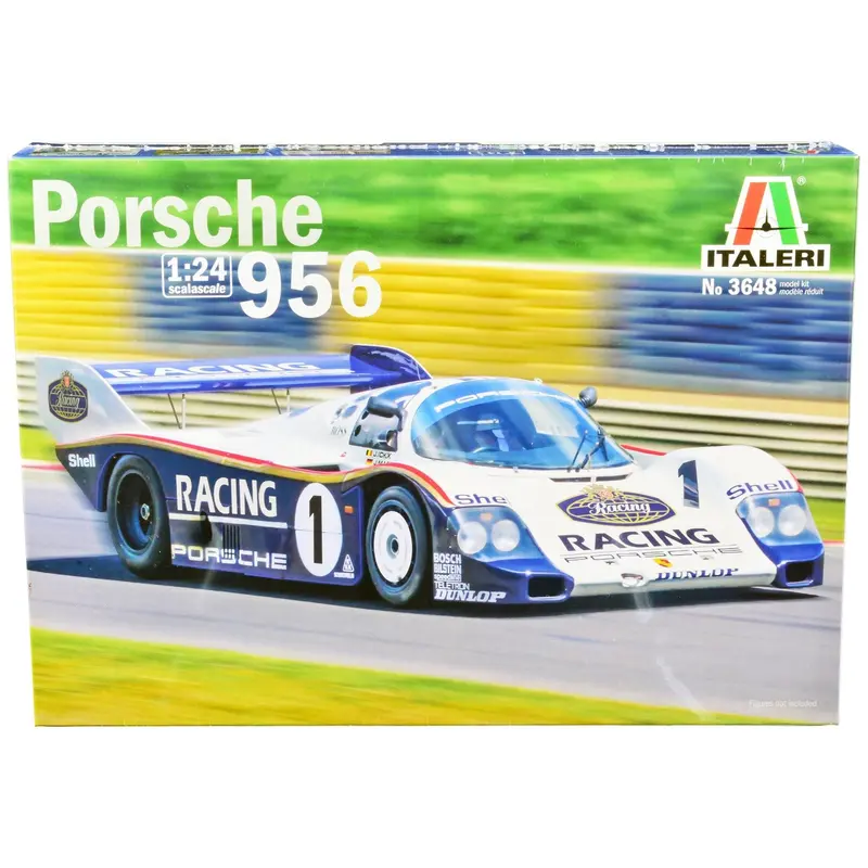 Skill 2 Model Kit Porsche 956 1/24 Scale Model By Italeri 1