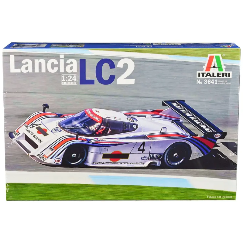 Skill 3 Model Kit Lancia Lc2 "World Sport Prototype Championship" 1/24 Scale Model By Italeri 1