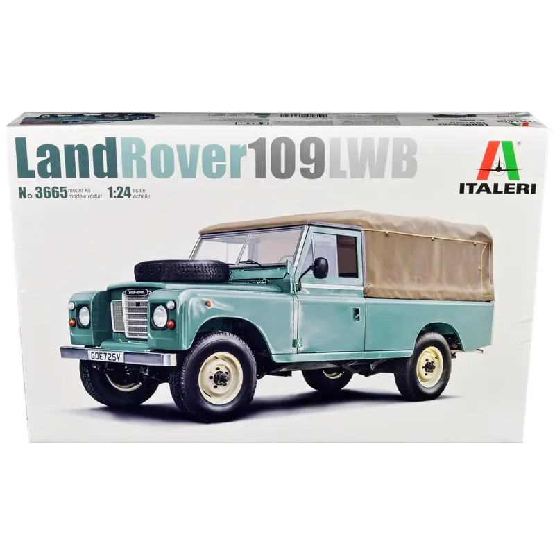 Skill 3 Model Kit Land Rover 109 Lwb 1/24 Scale Model By Italeri 1