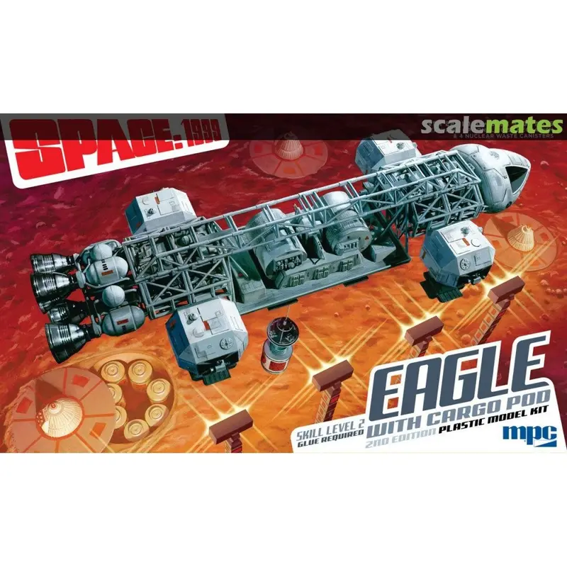 Space:1999 Eagle With Cargo Pod
2Nd Edition
Mpc | No. 990 | 1:48 1