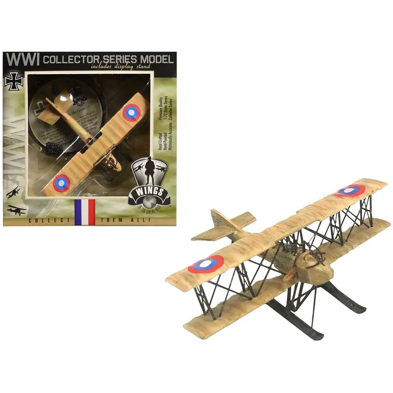 Spad Sa 4 Aircraft With Ski Gear "French Air Force" 1/72 Model Airplane By Wings Of The Great War 1