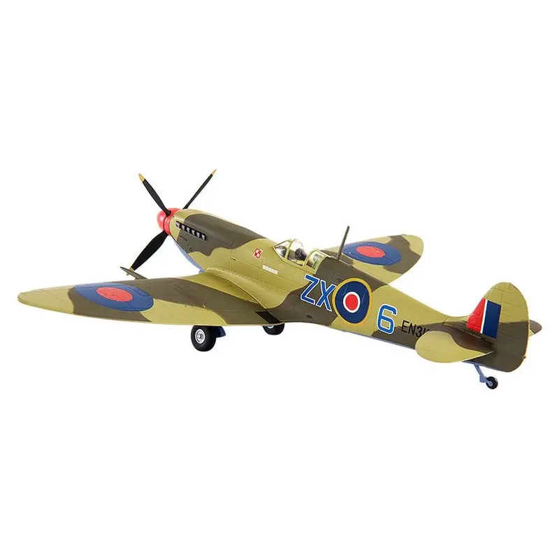 Supermarine Spitfire Mk Ixc Fighter Aircraft "Royal Air Force Ldr. Stanislav Skalsk Polish Combat Team North Africa" (1943) 1/72 Diecast Model By Jc Wings 1