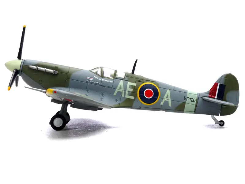 Supermarine Spitfire Mk Vb Fighter Aircraft "Ep120 Flight Lieutenant James 'Jeff' Northcott No. 402 City Of Winnipeg Squadron" (1943-1944) Royal Canadian Air Force 1/72 Diecast Model By Legion 1