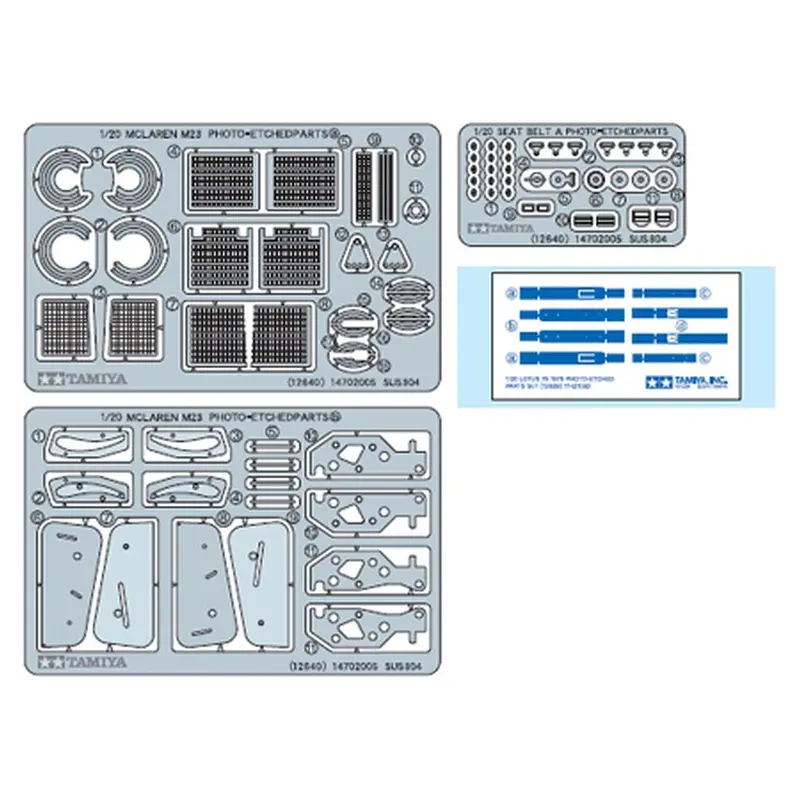 Tamiya 1/20 1976 Mclaren M23 Photo-Etched Detail Set Tam12640 1