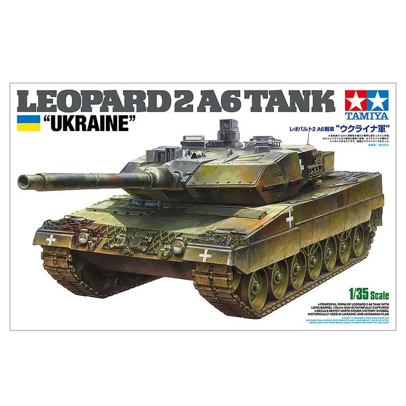 Tamiya 1/35 Leopard 2 A6 Tank, Ukraine 1