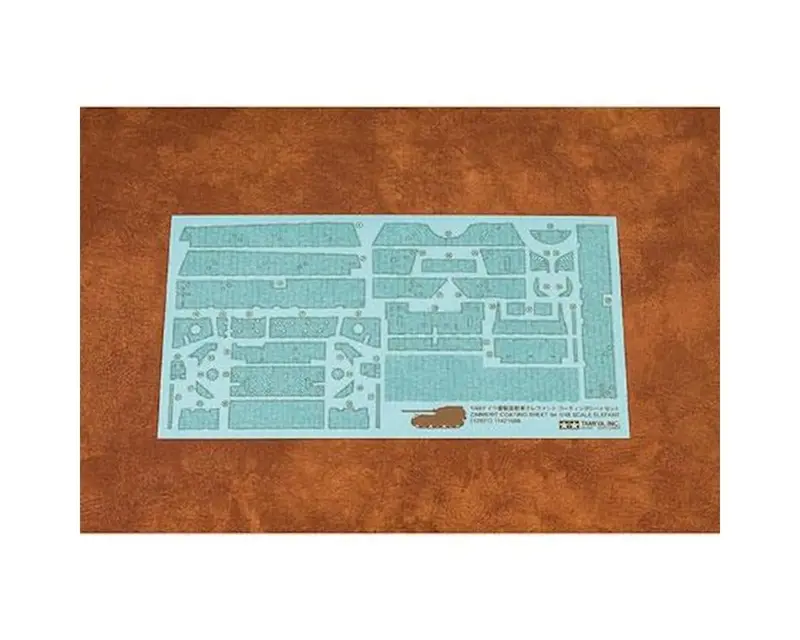 Tamiya 1/48 Elefant Zimmerit Coating Sheet 1