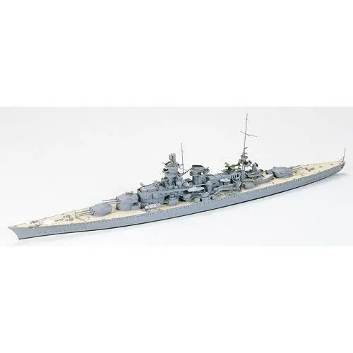 Tamiya - 1/700 German Scharnhorst Battleship Plastic Model Boat Kit 1