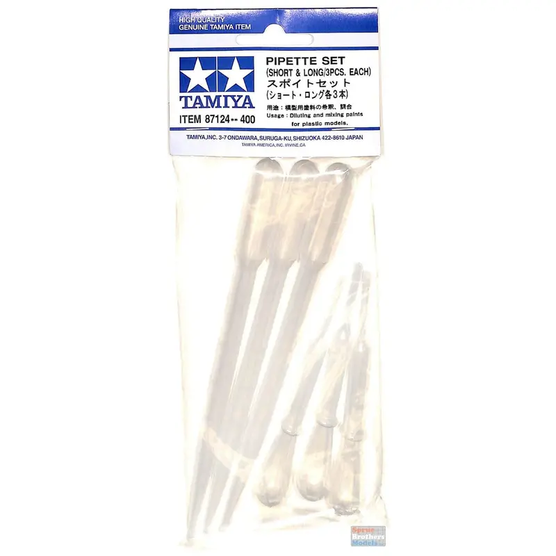 Tamiya
Tam87124 Tamiya Pipette Set (6 Pcs) 1