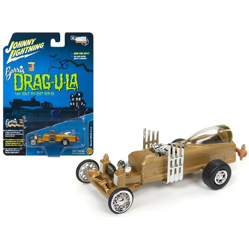 The Barris Dragula "Hobby Exclusive" 1/64 Diecast Model Car By Johnny Lightning 1