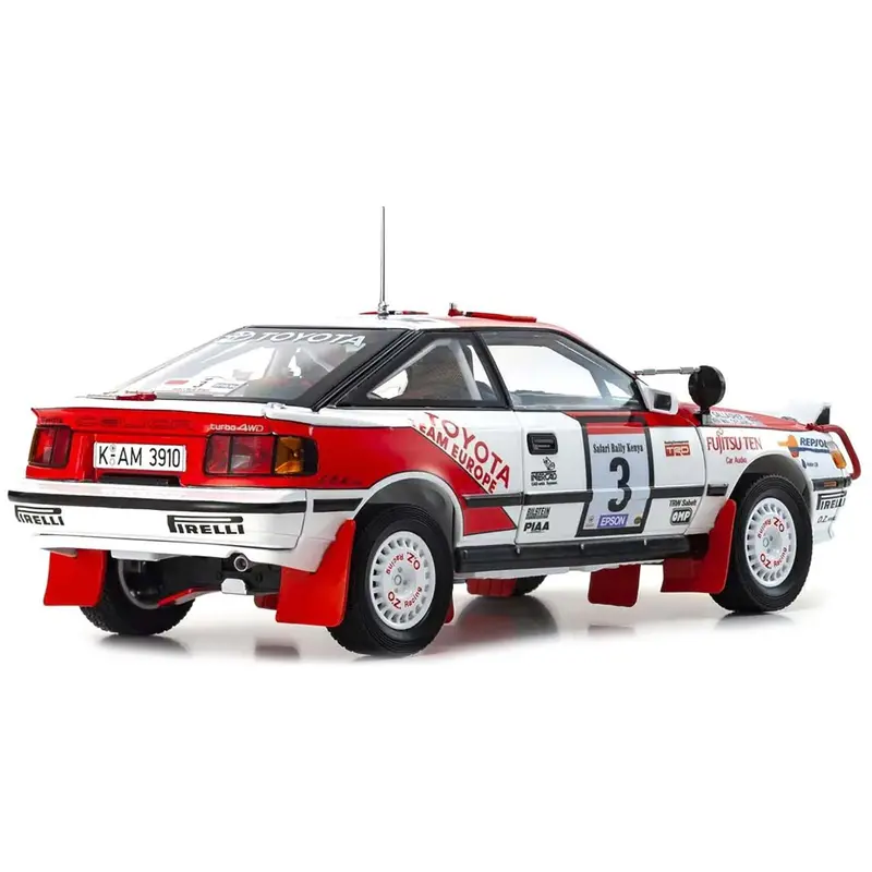 Toyota Celica Gt-4 #3 Bjorn Waldegard - Fred Gallagher "Toyota Team Europe" Winner "Safari Rally" (1990) 1/18 Diecast Model Car By Kyosho 1