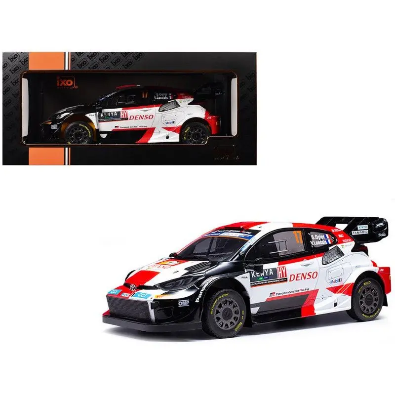 Toyota Gr Yaris Rally1 Hybrid #17 Sebastien Ogier - Vincent Landais Winner "Safari Rally" (2023) 1/18 Diecast Model Car By Ixo Models 1