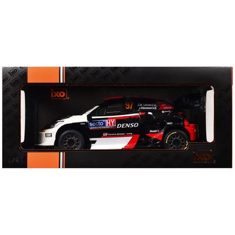 Toyota Gr Yaris Rally1 Hybrid #97 Jari-Matti Latvala - Juho Hanninen "Rally Finland" (2023) 1/18 Diecast Model Car By Ixo Models 1