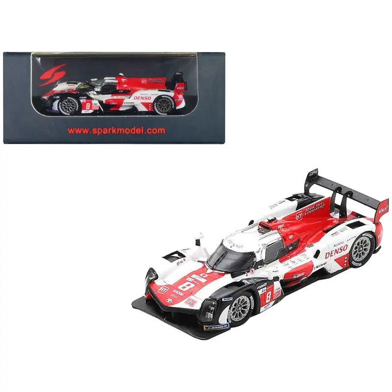 Toyota Gr010 Hybrid #8 Sebastien Buemi - Brendon Hartley - Kazuki Nakajima "Toyota Gazoo Racing" 2Nd Place 24 Hours Of Le Mans (2021) 1/87 (Ho) Diecast Model Car By Spark 1