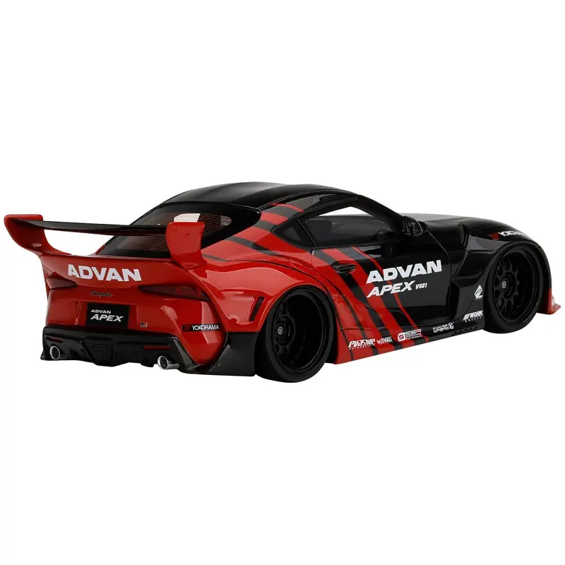 Toyota Pandem Gr Supra V1.0 "Advan" Livery Sema (2019) 1/18 Model Car By Top Speed 1