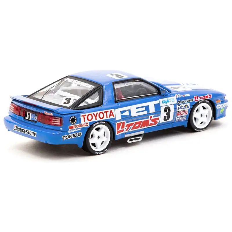 Toyota Supra Turbo (Ma70) Rhd (Right Hand Drive) #3 Geoff Lees "Macau Guia Race" (1989) Special Edition "Hobby64" Series 1/64 Diecast Model Car By Tarmac Works 1