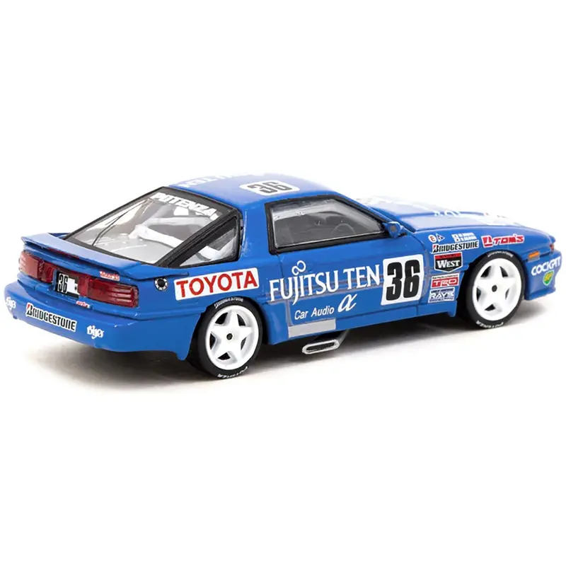 Toyota Supra Turbo (Ma70) Rhd (Right Hand Drive) #36 Masanori Sekiya - Hitoshi Ogawa Jtc (Japanese Touring Car Championship) (1990) "Hobby64" Series 1/64 Diecast Model Car By Tarmac Works 1