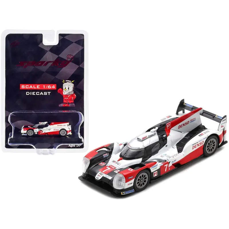 Toyota Ts050 Hybrid #7 Mike Conway - Kamui Kobayashi - Jose Maria Lopez Toyota Gazoo Racing 3Rd Place 24 Hours Of Le Mans (2020) 1/64 Diecast Model Car By Sparky 1