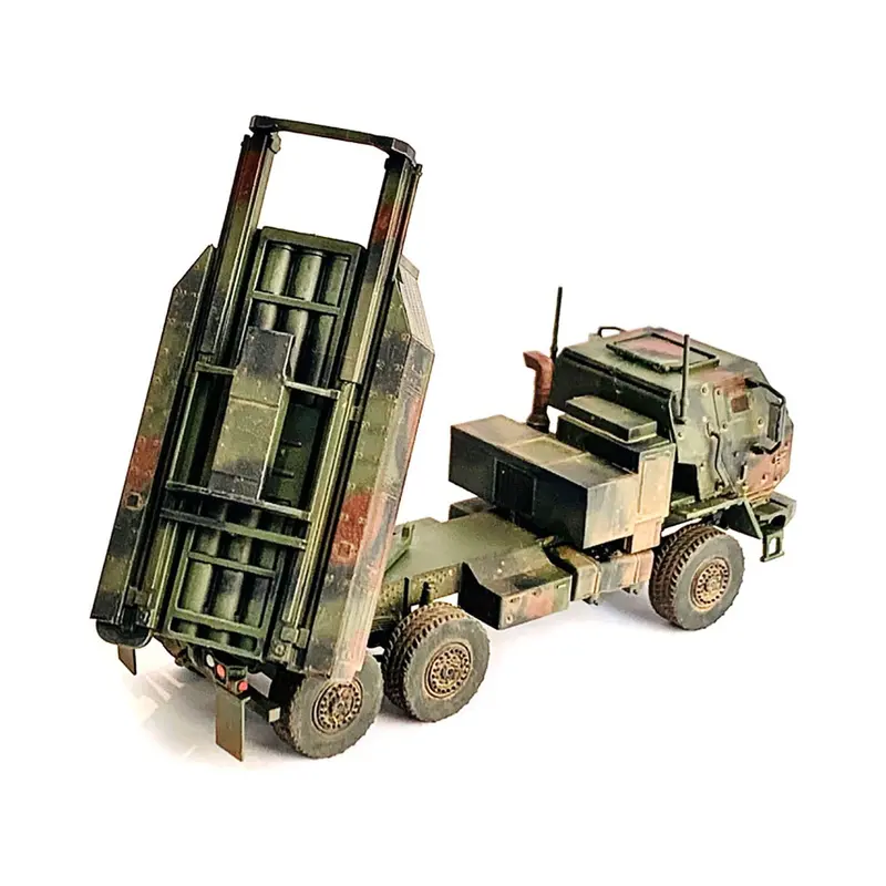 United States M142 High Mobility Artillery Rocket System (Himars) Green Camouflage "Neo Dragon Armor" Series 1/72 Plastic Model By Dragon Models 1