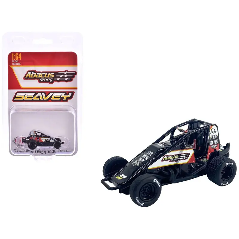 Usac Sprint Car #57 Logan Seavey "Abacus Racing" "Usac Amsoil Sprint Car National Championship" (2024) 1/64 Die Cast Model Car By Greenlight For Acme 1