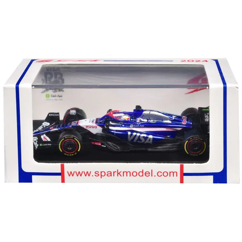 Visa Cash App Rb Vcarb 01 #3 Daniel Ricciardo Formula One F1 "Japanese Gp" (2024) 1/64 Diecast Model Car By Spark 1