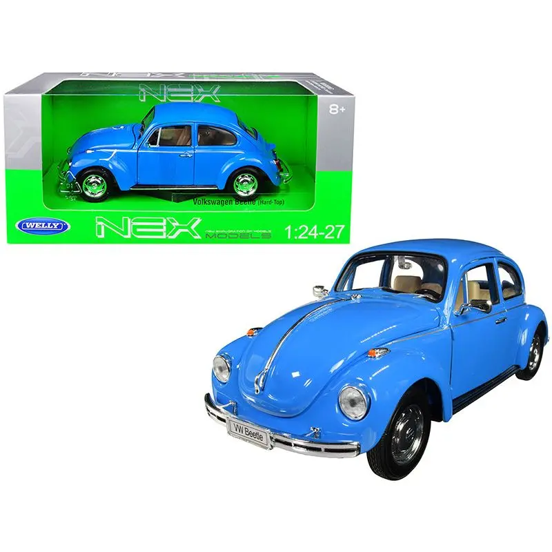 Volkswagen Beetle Blue 1/24-1/27 Diecast Model Car By Welly 1
