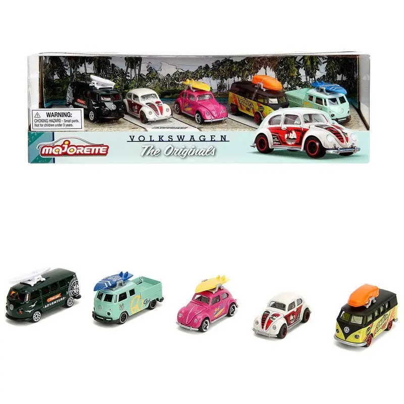 Volkswagen The Originals (2024) 5 Piece Set 1/64 Diecast Model Cars By Majorette 1