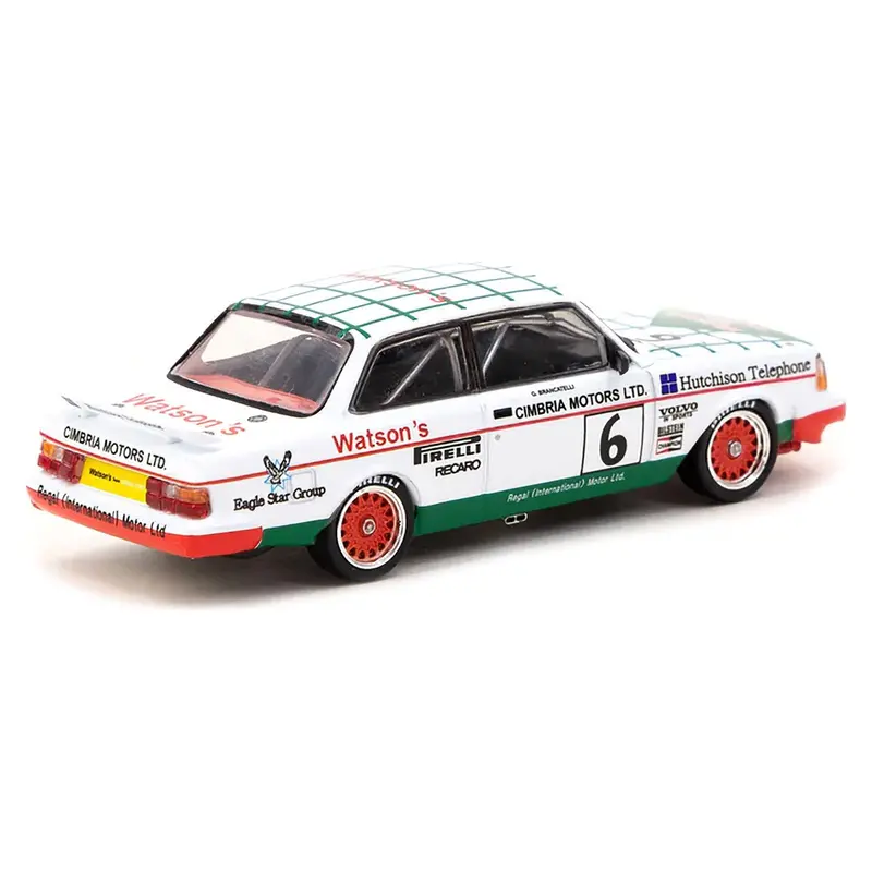 Volvo 240 Turbo #6 Gianfranco Brancatelli Winner "Macau Guia Race" (1985) "Hobby64" Series 1/64 Diecast Model Car By Tarmac Works 1