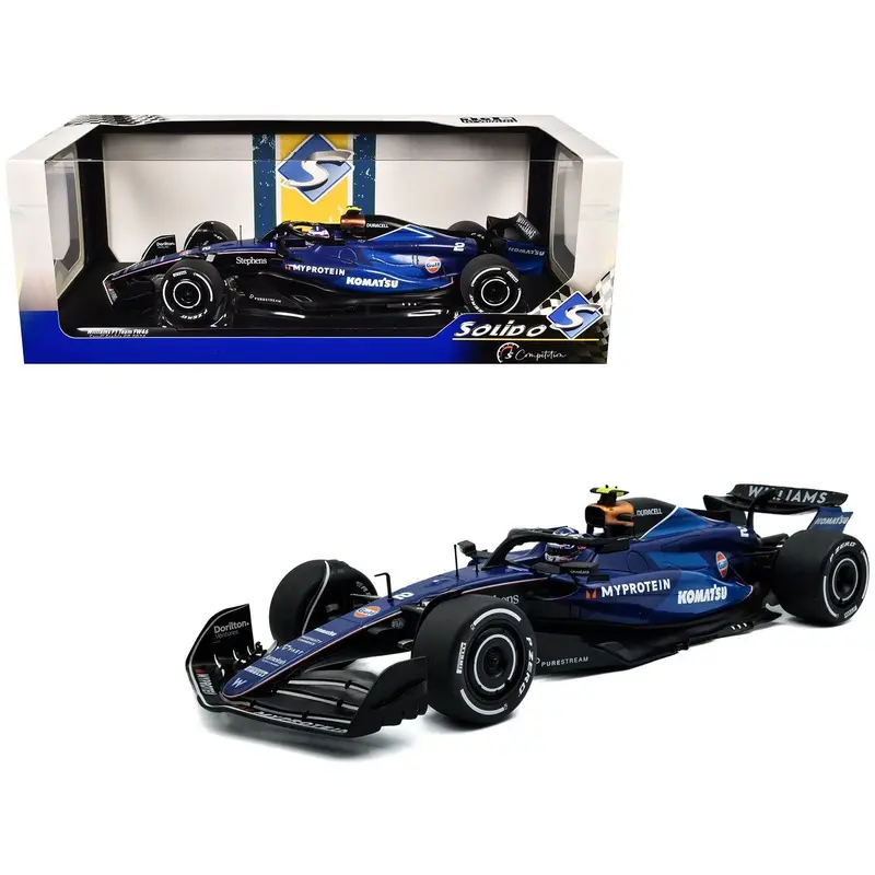 Williams Fw46 #2 Logan Sargeant "Williams Racing" Formula One F1 Saudi Arabian Gp (2024) "Competition" Series 1/18 Diecast Model Car By Solido 1