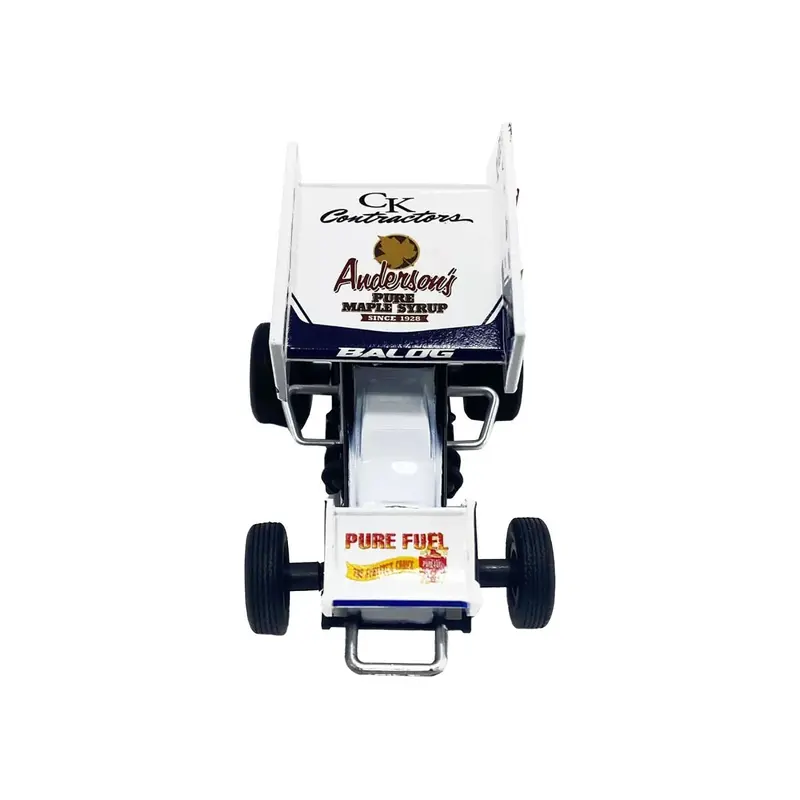 Winged Sprint Car #17B Bill Balog "Anderson's Pure Maple Syrup" Bill Balog Racing "World Of Outlaws" (2024) 1/50 Diecast Model Car By Acme 1