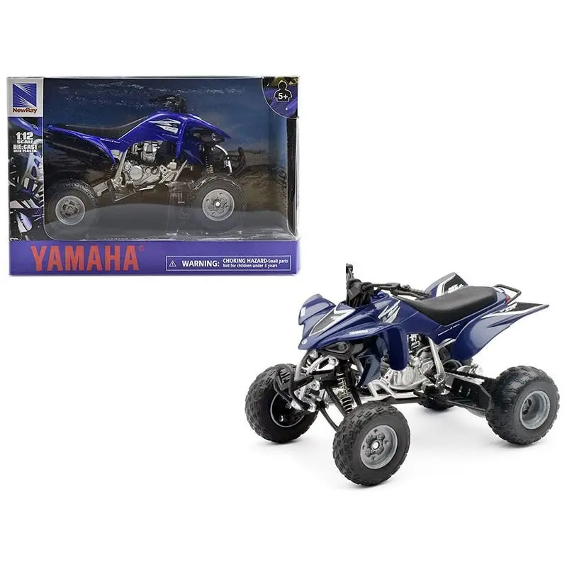 Yamaha Yfz 450 Atv Blue 1/12 Diecast Model By New Ray 1