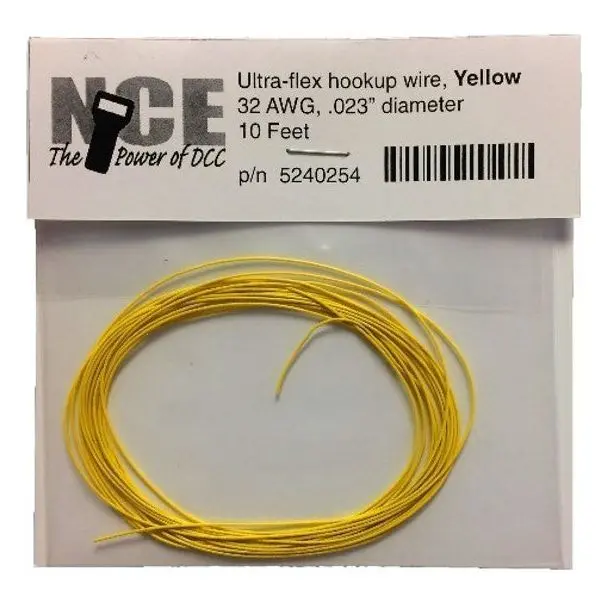 Yellow Wire 32Awg 10Ft 1