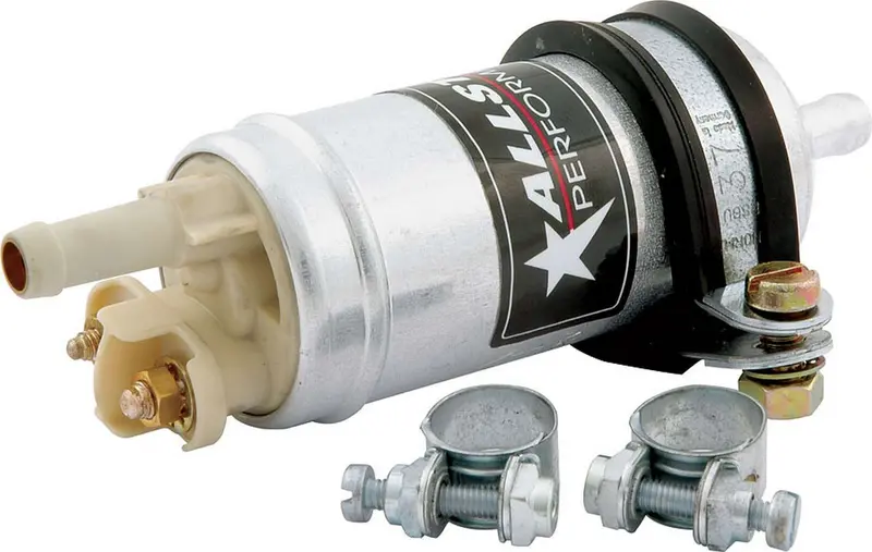 Allstar Performance 40320 Compact Electric Fuel Pump – Low-Profile 12V Inline Pump 1