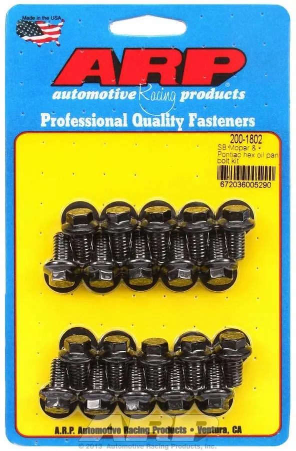 Arp 200-1802 Sbm Oil Pan Bolt Kit 1