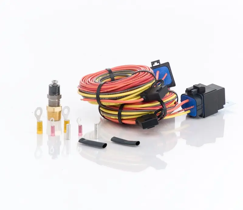Be Cool Dual Electric Fan Wiring Harness Kit – Designed For 210°F Thermostatic Radiator Control 1