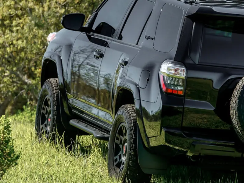 Cali Raised Led 39302154879018 10-21 Toyota 4Runner Step Edition Bolt On Rock Sliders Kick Out Powder Coat Bedliner Cali Raised Led 1