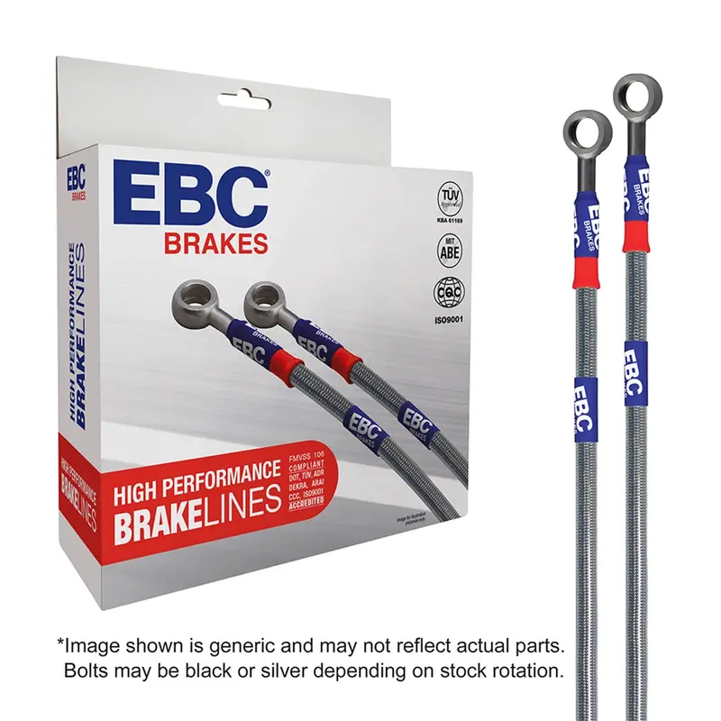 Ebc Bla7648-4L Stainless Steel Braided Brake Lines For Enhanced Pedal Response 1