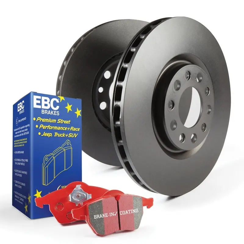 Ebc S12Kf1852 Redstuff Track-Ready Brake Kit With Rk Slotted Rotors 1