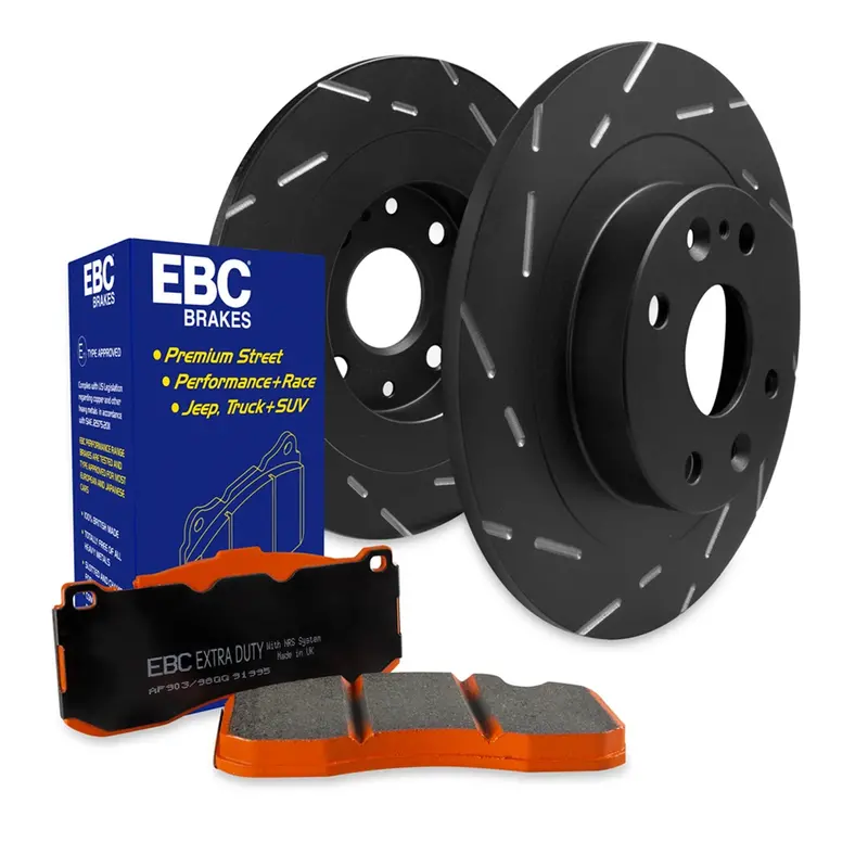 Ebc S15Kf1052 Extra Duty Brake Kit With Usr Slotted Rotors 1