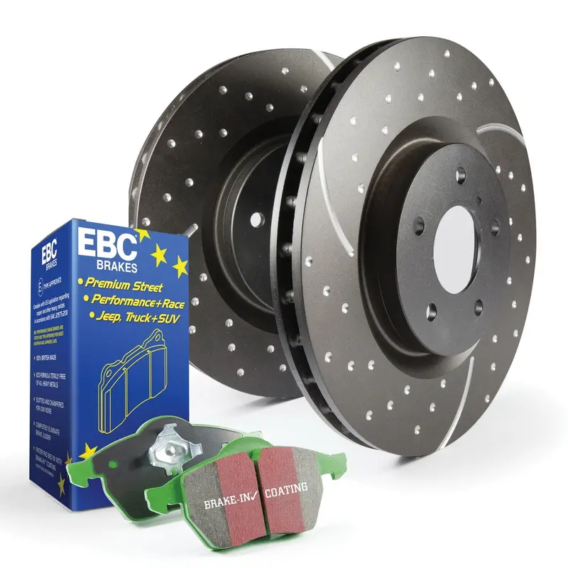 Ebc S3Kf1193 Greenstuff S3 Brake Kit With Gd Drilled Rotors – Truck & Suv Applications 1