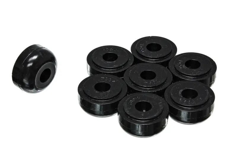 Energy Suspension 5.7110G Rear Strut Rod Bushing Set – Black Polyurethane Performance Upgrade 1
