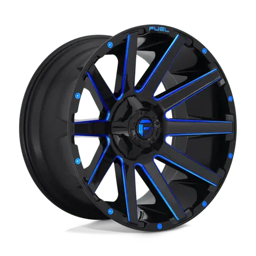 Fuel D644 20X9 Inch Forged Wheel With 8X6.5 Bolt Circle, Gloss Black With Bronze Tint 1
