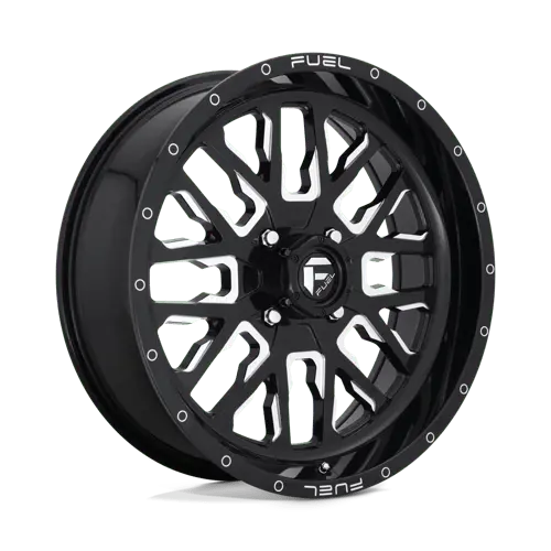 Fuel Utv D6112070A644 Beadlock Wheel – 20×7", 4×137 Bolt Pattern, Gloss Black/Milled Face, 13Mm Offset 1